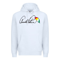 White Arnold Palmer Premium Hoodie - DesignPulse