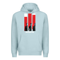 Blue Mist INTERPOL BAN Premium Hoodie - DesignPulse