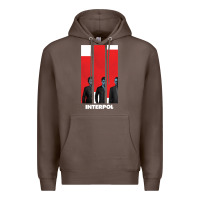 Coffee INTERPOL BAN Premium Hoodie - DesignPulse