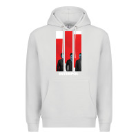 Dove Grey INTERPOL BAN Premium Hoodie - DesignPulse