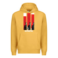 Mustard INTERPOL BAN Premium Hoodie - DesignPulse