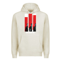 Oatmeal Heather INTERPOL BAN Premium Hoodie - DesignPulse