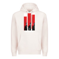 Pale Pink INTERPOL BAN Premium Hoodie - DesignPulse