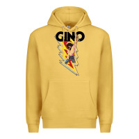 Antique Gold Gino time basketball Premium Hoodie - DesignPulse