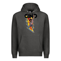 Charcoal Heather Gino time basketball Premium Hoodie - DesignPulse