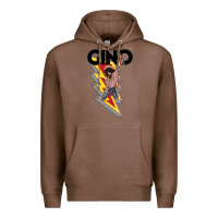Chestnut Gino time basketball Premium Hoodie - DesignPulse