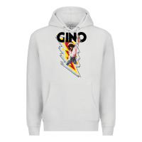 Dove Grey Gino time basketball Premium Hoodie - DesignPulse