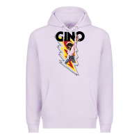 Lilac Gino time basketball Premium Hoodie - DesignPulse