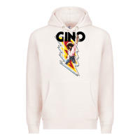 Pale Pink Gino time basketball Premium Hoodie - DesignPulse