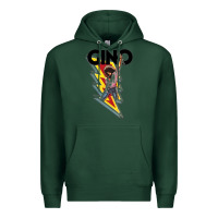 Sports Green Gino time basketball Premium Hoodie - DesignPulse