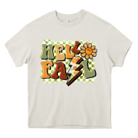 Groovy Hello Fall Heavy Core Tee | Teevron