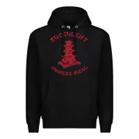 Black SUCCULENT CHINESE MEAL CHINESE TAKE OUT TAKE AWAY Premium Hoodie - DesignPulse