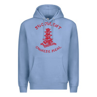 Colony Blue SUCCULENT CHINESE MEAL CHINESE TAKE OUT TAKE AWAY Premium Hoodie - DesignPulse