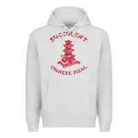Dove Grey SUCCULENT CHINESE MEAL CHINESE TAKE OUT TAKE AWAY Premium Hoodie - DesignPulse