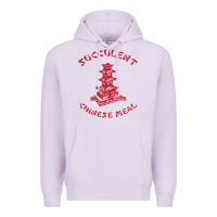 Lilac SUCCULENT CHINESE MEAL CHINESE TAKE OUT TAKE AWAY Premium Hoodie - DesignPulse