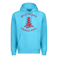 Ocean Blue SUCCULENT CHINESE MEAL CHINESE TAKE OUT TAKE AWAY Premium Hoodie - DesignPulse