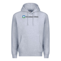 Heather Grey Cleveland clinic Premium Hoodie - DesignPulse
