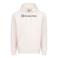 Pale Pink Cleveland clinic Premium Hoodie - DesignPulse