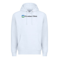 White Cleveland clinic Premium Hoodie - DesignPulse