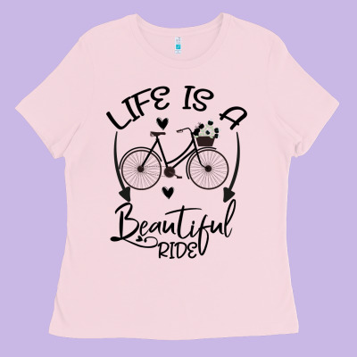 Life Is A Beautiful Ride Ladies Tee Designed By Bettercallsaul