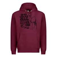 Burgundy New Hump day camel Guess What Day Premium Hoodie - DesignPulse