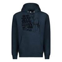 Navy New Hump day camel Guess What Day Premium Hoodie - DesignPulse