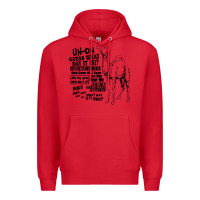 Red New Hump day camel Guess What Day Premium Hoodie - DesignPulse