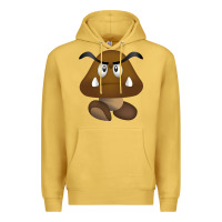 Antique Gold goomba Premium Hoodie - DesignPulse