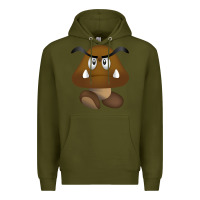 Army Green goomba Premium Hoodie - DesignPulse
