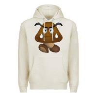 Oatmeal Heather goomba Premium Hoodie - DesignPulse