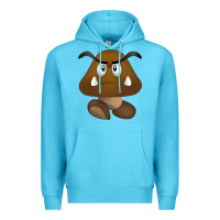 Ocean Blue goomba Premium Hoodie - DesignPulse