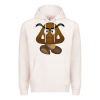 Pale Pink goomba Premium Hoodie - DesignPulse
