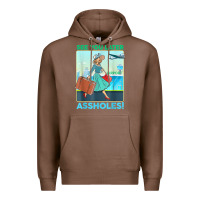 Chestnut see you later assholes t shirt Premium Hoodie - DesignPulse