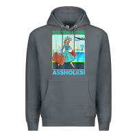 Rock see you later assholes t shirt Premium Hoodie - DesignPulse