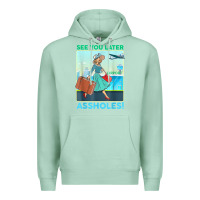 Seafoam see you later assholes t shirt Premium Hoodie - DesignPulse