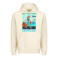 Tofu see you later assholes t shirt Premium Hoodie - DesignPulse