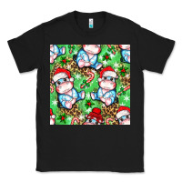 Black Christmas cute hippo sitting Classic Tee - NancyCooperArtShop