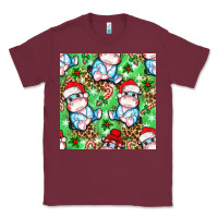 Christmas Cute Hippo Sitting Classic Tee | Teevron