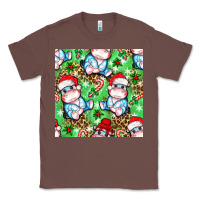 Chestnut Christmas cute hippo sitting Classic Tee - NancyCooperArtShop