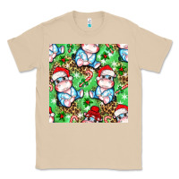 Mushroom Christmas cute hippo sitting Classic Tee - NancyCooperArtShop