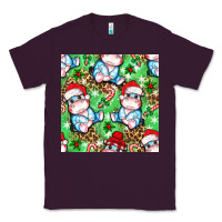Plum Christmas cute hippo sitting Classic Tee - NancyCooperArtShop