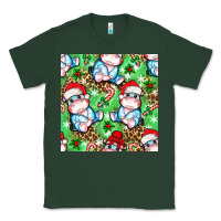 Sports Green Christmas cute hippo sitting Classic Tee - NancyCooperArtShop