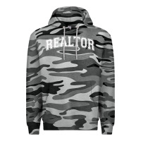 Slate Camo realtor Premium Hoodie - DesignPulse