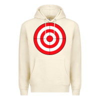 Sandshell bulls eye target lazy diy halloween costume darts shooting t shirt Premium Hoodie - DesignPulse