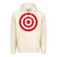 Tofu bulls eye target lazy diy halloween costume darts shooting t shirt Premium Hoodie - DesignPulse