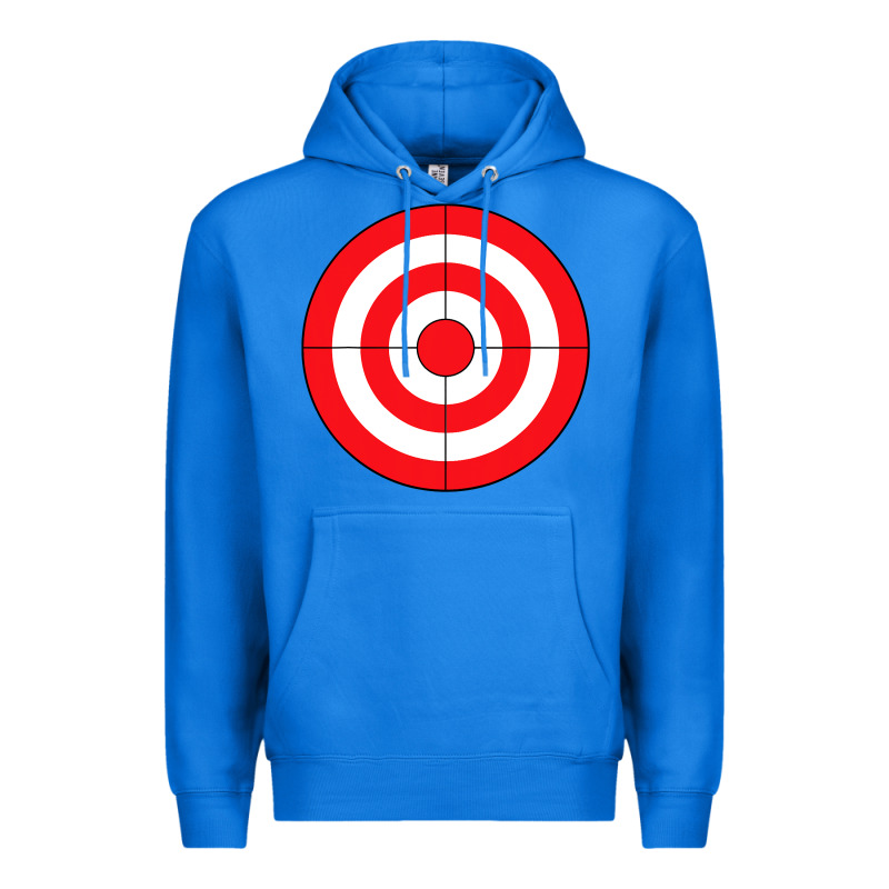 Bulls Eye Target Lazy Diy Halloween Costume Darts Shooting T Shirt Premium Hoodie by DesignPulse | Teevron