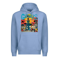 Colony Blue growlers Premium Hoodie - DesignPulse