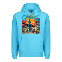 Ocean Blue growlers Premium Hoodie - DesignPulse