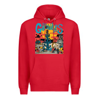 Red growlers Premium Hoodie - DesignPulse