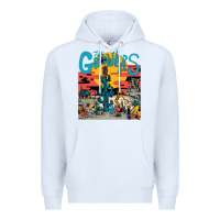 White growlers Premium Hoodie - DesignPulse